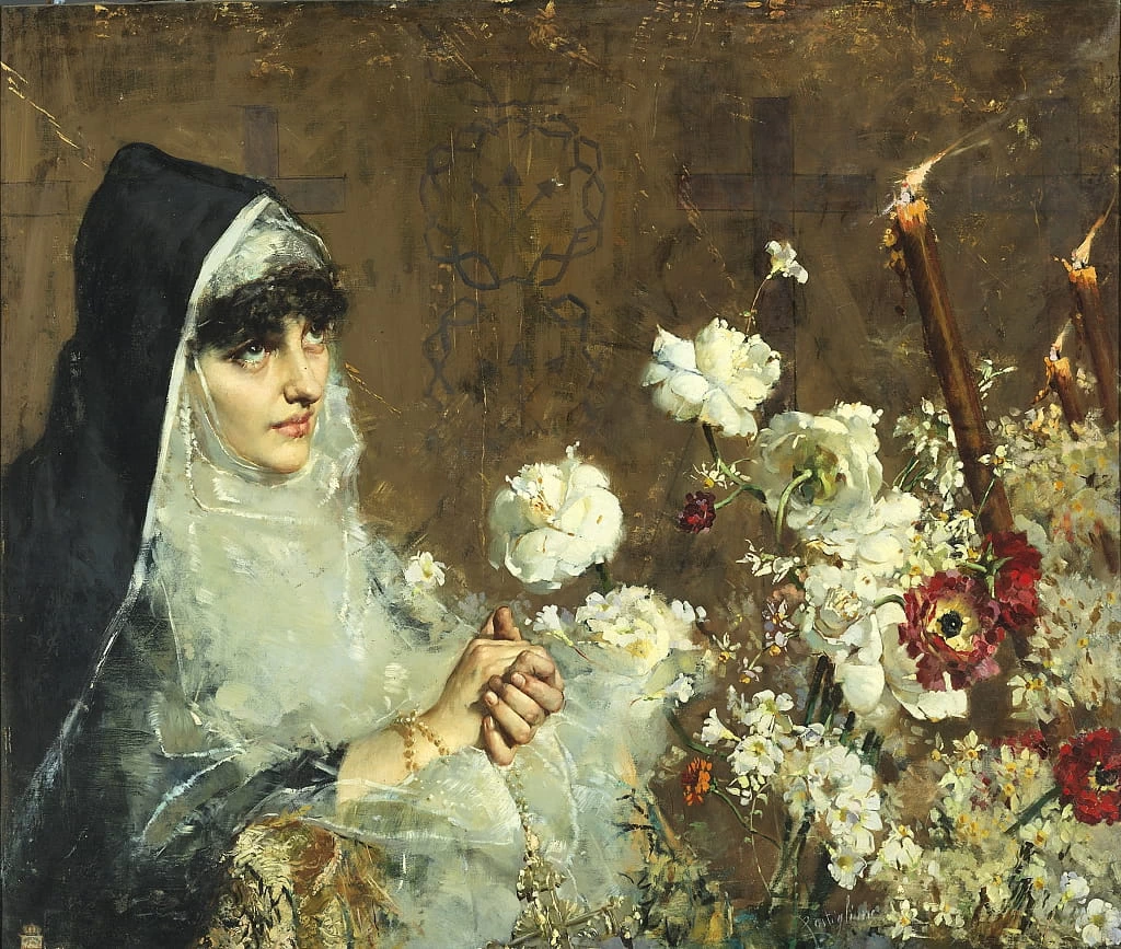 Una suora in preghiera - Museo di Capodimonte, Napoli